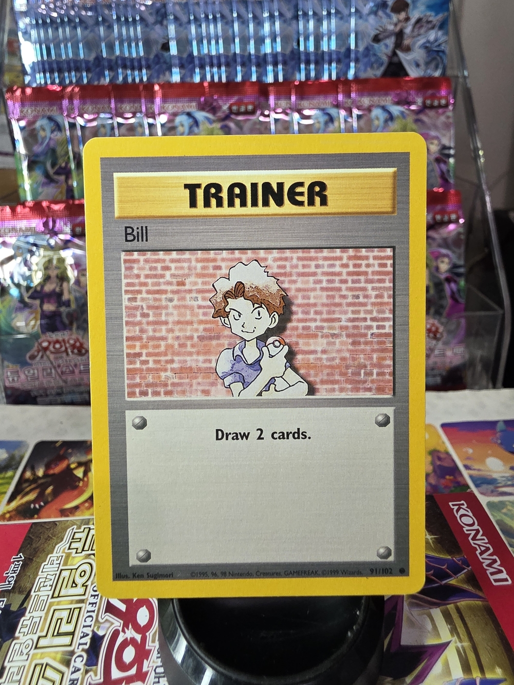 Pokémon Trainer Card "Bill" - Yellow Border